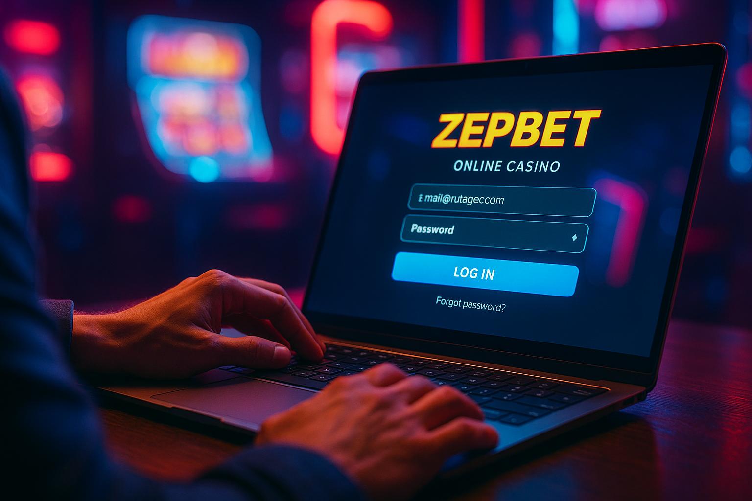 Login no Cassino ZEPBET